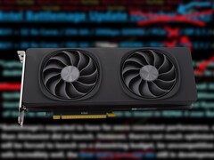 Intel ha lanciato la prima scheda desktop Battlemage, la Arc B580, nel dicembre 2024. (Fonte immagine: Sebastian Bade per Notebookcheck, Moore&#039;s Law Is Dead su YouTube, modificato)