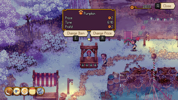 Un'immagine che mostra un mercante a Kynseed. 