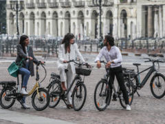 Diversi modelli della nuova linea di biciclette elettriche Platum Lancia hanno un'autonomia di assistenza fino a 70 km (~43 miglia). (Fonte: Lancia)