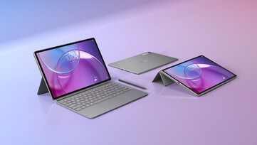 Il Lenovo Idea Tab Pro Gen 2 e i suoi accessori. (Fonte: Evan Blass)