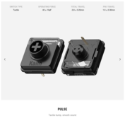 Specifiche dell'interruttore tattile Lofree Flow 2 Pulse. (Fonte: Lofree)