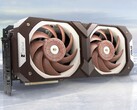 Due ventole Noctua da 25 mm rendono la RTX 3070 personalizzata di ASUS silenziosa e spessa. (Fonte immagine: Noctua)