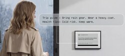 La stazione meteo SwitchBot è dotata di un assistente AI che può ricordare agli utenti di mantenersi in salute e di indossare un abbigliamento adeguato al clima del giorno.