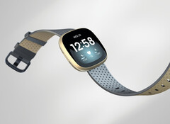 Il Fitbit Versa 4 avrà un aspetto leggermente diverso dal suo predecessore, nella foto. (Fonte immagine: Fitbit)