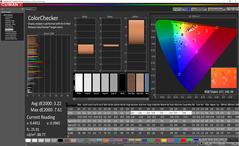 ColorChecker prima della calibrazione