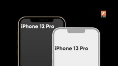 Il confronto è sicuro: il notch dovrebbe ridursi nel 2021, non solo sull'iPhone 13 ma anche sull'iPhone 13 Pro (fonte: 91Mobiles)