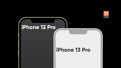 Il confronto è sicuro: il notch dovrebbe ridursi nel 2021, non solo sull&#039;iPhone 13 ma anche sull&#039;iPhone 13 Pro (fonte: 91Mobiles)