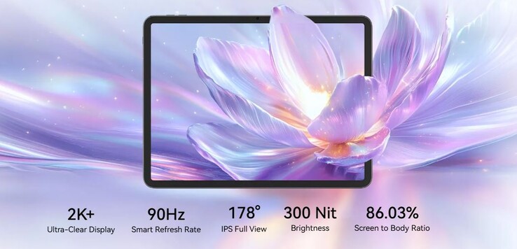 Il Link 8 ha un grande pannello IPS da 12,7 pollici (Fonte: Blackview)