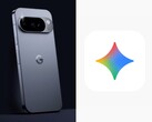 Telefono Google Pixel con tripla fotocamera (a sinistra) accanto al colorato logo Gemini AI (a destra). (Fonte immagine: artwork non ufficiale)