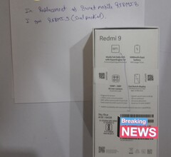 Xiaomi ha sostituito l'esploso Redmi 8 con un nuovo Redmi 9. (Fonte: @AkkyAbhi)