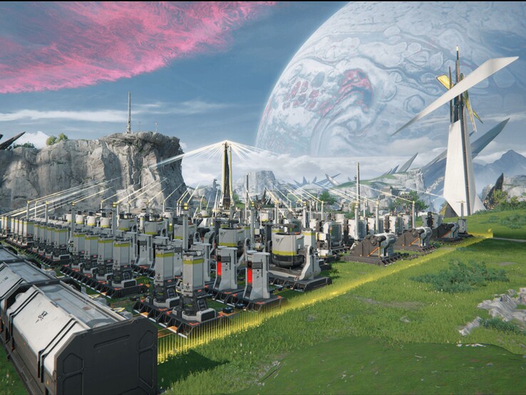 Oltre al tradizionale gameplay da GDR, Arknights: Endfield consente ai giocatori di costruire grandi fabbriche con linee di produzione automatizzate. (Screenshot dal sito ufficiale di Arknights: Endfield)