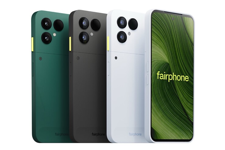 A quanto pare, il Fairphone 6+ sarà disponibile nei colori verde e nero, proprio come il Fairphone 6 qui raffigurato, ma il bianco sarà sostituito dal blu.