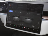 Il controllo del clima della Model X (immagine: Tesla)
