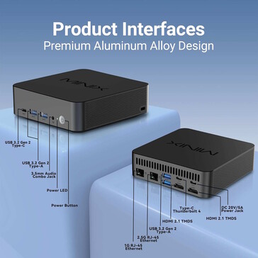 È disponibile anche Thunderbolt 4 (Fonte: Minix)