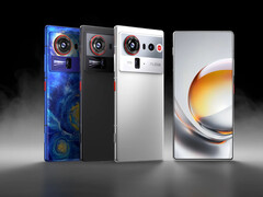 Il Nubia Z80 Ultra nei suoi molteplici colori di lancio globale. (Fonte: Nubia)