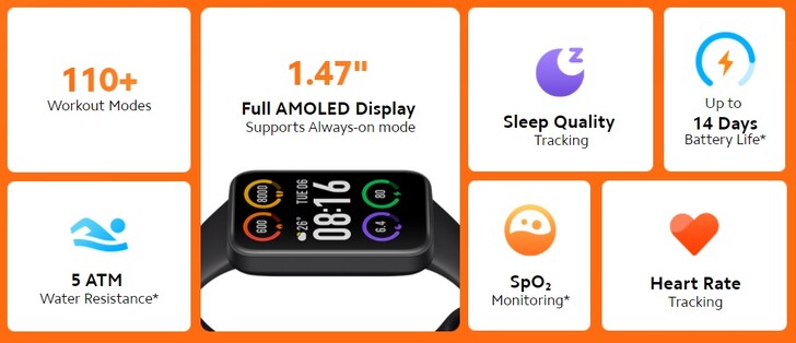 Redmi Smart Band Pro (fonte dell'immagine: Xiaomi)