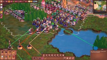 Nella foto: uno screenshot del gameplay di Scorchlands.