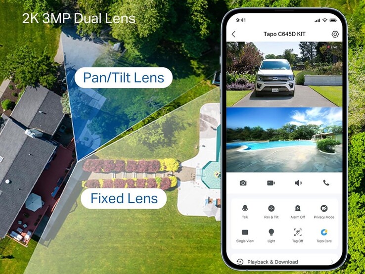 La telecamera di sicurezza TP-Link Tapo C645D. (Fonte: TP-Link)