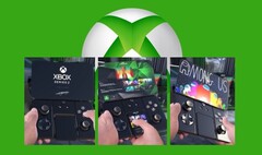 Le immagini del concept realizzato dai fans di una console portatile della serie Xbox hanno impressionato. (Fonte immagine: Xbox/imkashama - modificato)