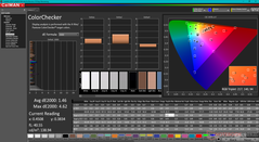 ColorChecker prima della calibrazione