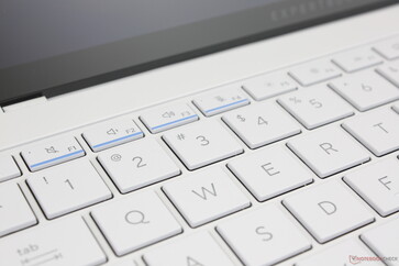 Sottolineature estetiche blu per i tasti da F1 a F4