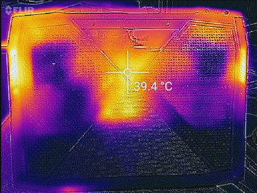 Mappa del calore (sotto carico, lato inferiore)