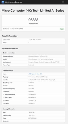 (Fonte: Geekbench)