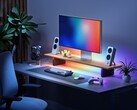 Il supporto per monitor LED intelligente Nanoleaf è dotato di illuminazione RGB a doppia modalità.