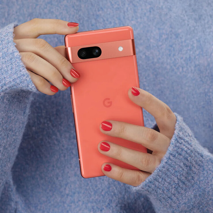Una colorazione 'corallo' è stata offerta in precedenza con il Pixel 7a. (Fonte immagine: Google)