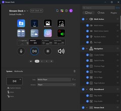 Applicazione Stream Deck: trascinare le funzioni sui pulsanti