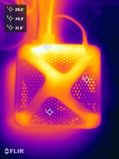 Alliwava GH8 durante lo stress test (lato superiore)