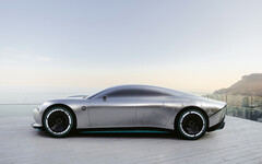 La Mercedes Vision AMG è costruita sulla piattaforma AMG.EA, il cui lancio è previsto per il 2025. (Fonte: Mercedes-AMG)