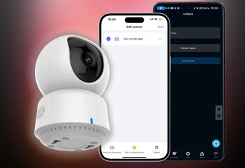La nuova funzione Privacy Mode nell'app Aqara fa ruotare la telecamera verso una parete o un'area preferita prima di andare a dormire.