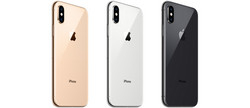 Le opzioni di colore dell'iPhone XS: Oro, argento e grigio spaziale.