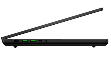 Razer Blade 16 - Porte a sinistra. (Fonte: Razer)