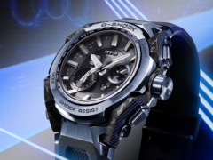 Il modello Casio MTG-B4000B-1A2JF (nella foto) presenta una finitura IP grigio-blu. (Fonte: Casio)