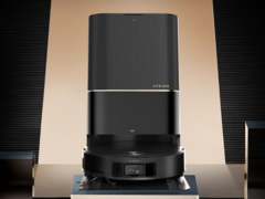 Dreame X40 Pro Ultra può passare sotto i mobili bassi grazie alla sua torretta LiDAR retrattile. (Fonte: Dreame)