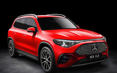 Mercedes GLB 2026: varianti elettriche e mild hybrid previste per la metà del 2026. (Fonte: TopElectricSUV - Render)