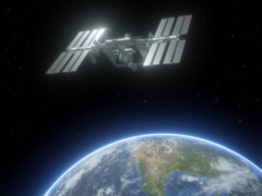 L&#039;OCO-3 (nella foto) sulla ISS sopra la Terra. (Fonte immagine: NASA)