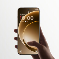 Immagine teaser ufficiale di OnePlus 15 che mostra la parte anteriore del telefono con la data del 27 ottobre sulla schermata di blocco. (Fonte immagine: OnePlus su Weibo)