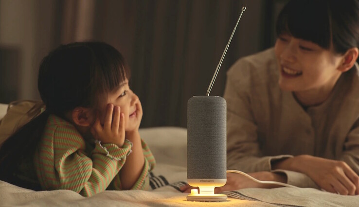 Il Crankspeaker può essere utilizzato come radio FM con una luce di zona. (Fonte immagine: Rhythm)