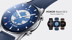 Il Watch GS 3 è disponibile nelle colorazioni Classic Gold, Ocean Blue e Midnight Black. (Fonte immagine: Honor)