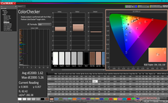 ColorChecker prima della calibrazione