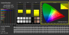 CalMAN - Color Checker calibrato