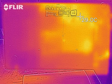Temperature lato inferiore del case in idle