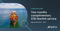 L&#039;offerta Internet Starlink gratuita del valore di 10.000 dollari (immagine: Anuvu)