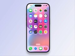 Render che mostra le icone delle app arrotondate da una presunta build quasi finale di iOS 19. (Fonte immagine: fpt su YouTube)