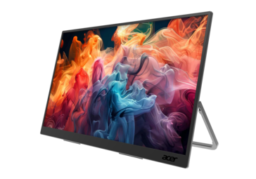 Il monitor Acer PM191Q E con il suo supporto incorporato. (Fonte: Acer)
