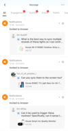La nuova app Govee Home v6.7.2 sezione Messaggi. (Fonte immagine: Govee)