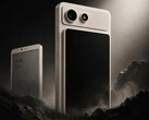 L'A10 sarà dotato di una singola fotocamera sul retro. Nell'immagine: un rendering che mostra il design del telefono con schermo e-ink.